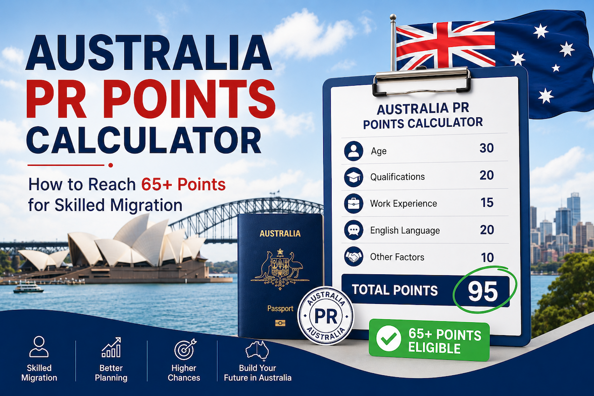 Australia PR Points Calculator 2026: How to Reach 65+ Points for Skilled Migration